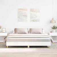 Bedframe zonder matras 200x200 cm spaanplaat wit - thumbnail