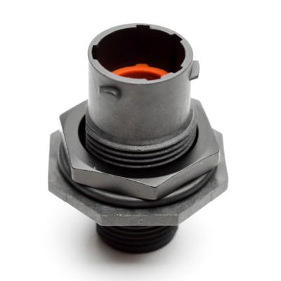 Amphenol RTS710N3P Aquarius Male Jam Nut Receptacle | 3 positions | size 10