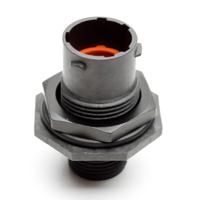 Amphenol RTS710N3P Aquarius Male Jam Nut Receptacle | 3 positions | size 10 - thumbnail