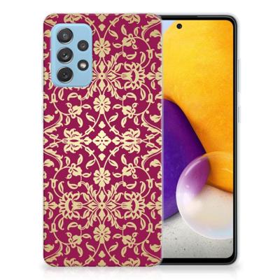 Siliconen Hoesje Samsung Galaxy A72 Barok Pink