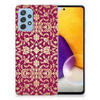 Siliconen Hoesje Samsung Galaxy A72 Barok Pink - thumbnail