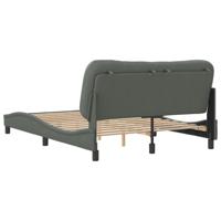 Bedframe zonder matras 120x200 cm stof donkergrijs - thumbnail