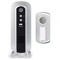 ADB-17 Alecto Draadloze Deurbel Black/Silver - thumbnail