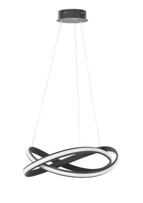 Highlight HanglampWaves design zwart Ø 55cm - H5578.01