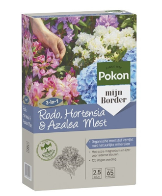 Pokon Rhododendron, Hortensia & Azalea Mest 2,5kg - 7202010014 Pokon Rhododendron, Hortensia & Azalea Mest 2,5kg - 7202010014