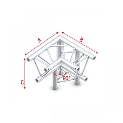 Showtec FT30 Driehoek truss 012 3-weg hoek 90g apex down