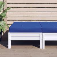 VidaXL Palletkussen 60x60x8 cm oxford stof blauw - thumbnail