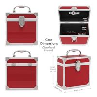 Retro Musique KXRM22R rode 7 inch EP platenkoffer incl. sleeves - thumbnail