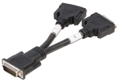 Lindy 41009 adapterkabel zwart, dms59 (lfh) naar 2X dvi-i