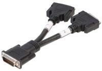 Lindy 41009 adapterkabel zwart, dms59 (lfh) naar 2X dvi-i - thumbnail