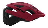 One Trail Pro Fietshelm Verstelbaar Bordeaux/Zwart Maat 58 61 cm (L) - thumbnail