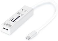 ASSMANN Electronic DA-70243 Wit geheugenkaartlezer - thumbnail