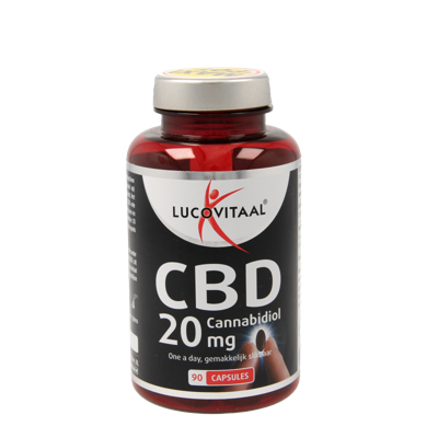 Lucovitaal CBD Cannabidiol 20mg Capsules