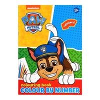 Paw Patrol Kleuren op nummer + stickers - thumbnail