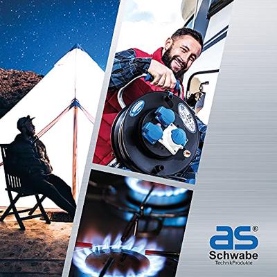 AS Schwabe 22176 Kabelhaspel 25 m CEE-stekker 16 A 3-polig AS Schwabe 22176 Kabelhaspel 25 m CEE-stekker 16 A 3-polig