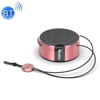 Oneder V12 mini draadloze Bluetooth Speaker met Lanyard ondersteuning hands-free (roze)