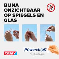 tesa POWERSTRIPS® Dubbelzijdig plakband Transparant Inhoud: 16 stuk(s) - thumbnail