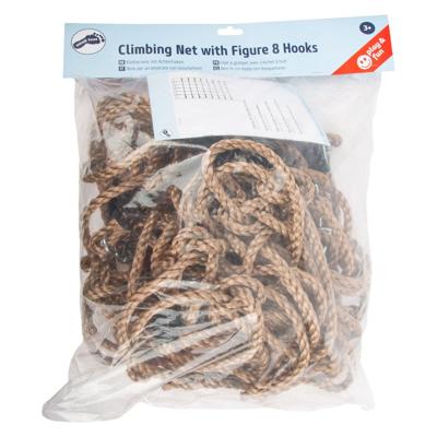 Small Foot - klimnet met 8 haken, 200x150cm Small Foot - klimnet met 8 haken, 200x150cm