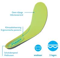 Bekina Voetbed E002 Groen - Maat 44 - 00.135.002.44 - thumbnail