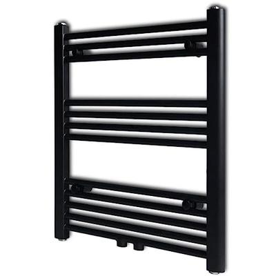 Radiator / handdoekenrek recht 600x764 mm zwart