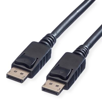 VALUE DisplayPort Cable, DP-DP, LSOH, M/M, zwart, 2 m VALUE DisplayPort Cable, DP-DP, LSOH, M/M, zwart, 2 m