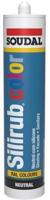 Soudal Silirub Color | Siliconenkit | Kiezel Grijs Ral 7032 | 300 ml - 110727 - thumbnail