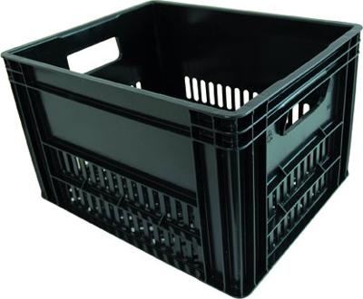 Fietskrat Glans Zwart