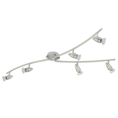 Eglo Led plafondspotMagnum rvs 6-lichts - 92645