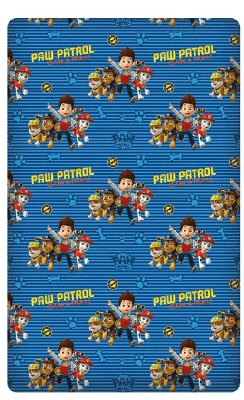 PAW Patrol Hoeslaken team 90 x 200 cm - Blauw PAW Patrol Hoeslaken team 90 x 200 cm - Blauw