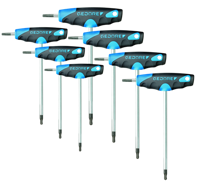 Gedore DT 2143 KTX-007 Haakse schroevendraaierset T 10, T 15, T 20, T 25, T 27, T 30, T 40 7-delig - thumbnail