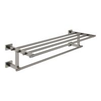 Handdoekhouder GROHE Essentials Cube 2 Armig Hard Graphite Geborsteld - thumbnail