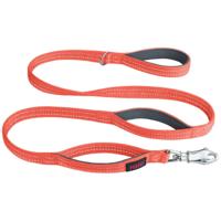 Halti BRIG Veiligheidslijn voor Honden - Kleurgecodeerde Hondenriem met Ultrasterke Clip, Reflecterende en Gewatteerde Handvatten en D-ring, Ontworpen voor Grote Honden (1,5 m Lang, Neon Coral) - thumbnail