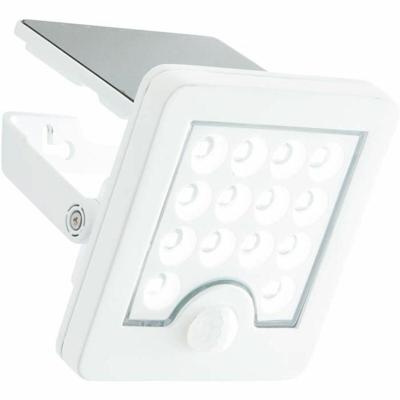 Buitenwandlamp - BRILLIANT - LUTON - LED en solar - Bewegingsmelder - Kunststof en metaal - 4 W - Wit