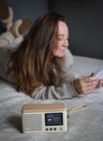 Pure Classic Mini Cotton White/Oak EU/UK/AUS Radio DAB+, FM Eiken, Wit - thumbnail