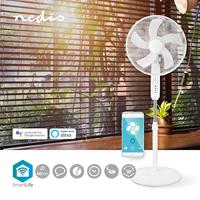 SmartLife Ventilator | Wi-Fi | 400 mm | Verstelbare hoogte | Draait automatisch | 3 Snelheden | Tijdschakelaar | Android / IOS | Wit - thumbnail