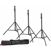 BRESSER Lampstatief Set BR-TP240 PRO-1 (3 stuks) inclusief Statieftas - thumbnail