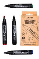 Permanent marker artline 190 eco schuin 2-5mm ass | 12 stuks - thumbnail