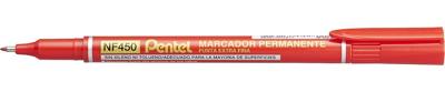 Pentel permanente marker NF450-B, rood