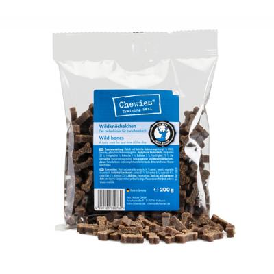 Chewies Hondensnacks training Maxi Wild enkeltjes - 200 g - hondensnacks suikervrij en met een hoog vleesgehalte - ideaal als trainingsstraktatie voor je hond