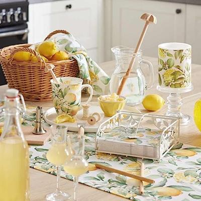 Ambiente tafelloper limoni 40x150cm Ambiente tafelloper limoni 40x150cm
