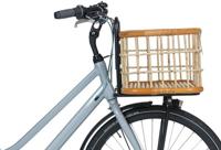 Basil green life - rotan fietsmand - large - voorop- natural bruin - thumbnail