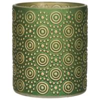 Countryfield theelichthouder hailey m groen 10 cm | 24 stuks - thumbnail