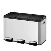 EKO Essential Recycler Pedaalemmer 30 Liter (3x10L) - RVS - thumbnail