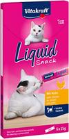 Kat Cat-Liquid snack kip & taurine 6 stuks Gebr. de Boon Vitakraft - Vitakraft - thumbnail