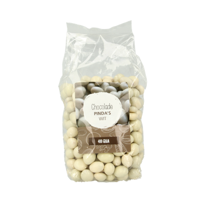 MijnNatuurwinkel Chocolade pinda wit 400 Gram