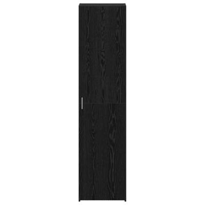 Hoge kast 2 pcs Zwart Eiken 45 x 42,5 x 185 cm