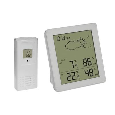 TFA Dostmann Funk-Wetterstation CLEAR 35.1168.02 Draadloos weerstation Verwachting voor 12 tot 24 uur Aantal sensoren max.: 3