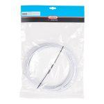 Elvedes Rem buitenkabel met teflon voering ø5,0mm / 10 meter - wit (rol)