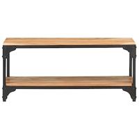 Salontafel 90x30x40 cm massief acaciahout - thumbnail