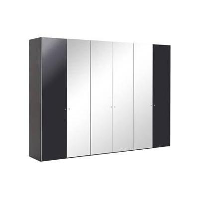 Goossens Kledingkast Easy Storage Ddk, Kledingkast 304 cm breed, 220 cm hoog, 2x draaideur en 4x spiegel draaideur midden Goossens Kledingkast Easy Storage Ddk, Kledingkast 304 cm breed, 220 cm hoog, 2x draaideur en 4x spiegel draaideur midden